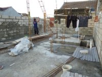 sudah dicor sudah ditembok lantai 2nya