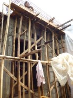 gak pake scaffolding-kekecilan area nya